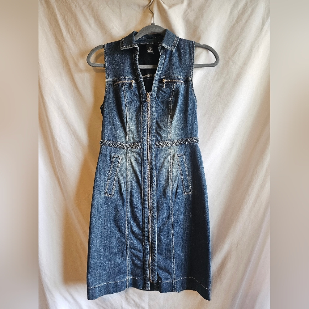 Denim Sleeveless Dress 2